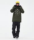 Yeti Snowboard Jacket Men 2X-Up Olive Green, Image 2 of 7