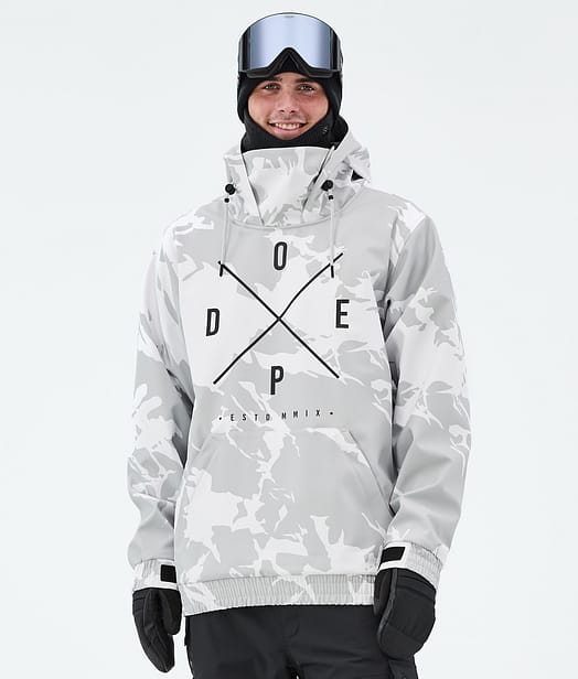 Yeti Bunda na Snowboard Pánské 2X-Up Grey Camo