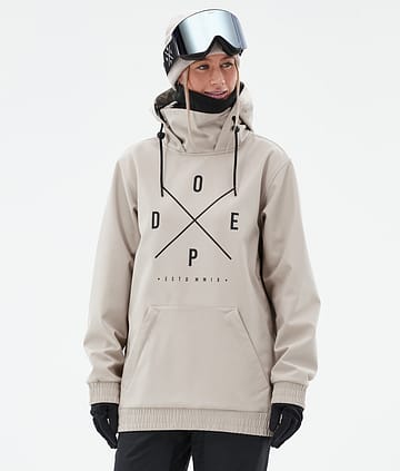 Dope Snow Yeti W Snowboard Jacket Women 2X-Up Sand