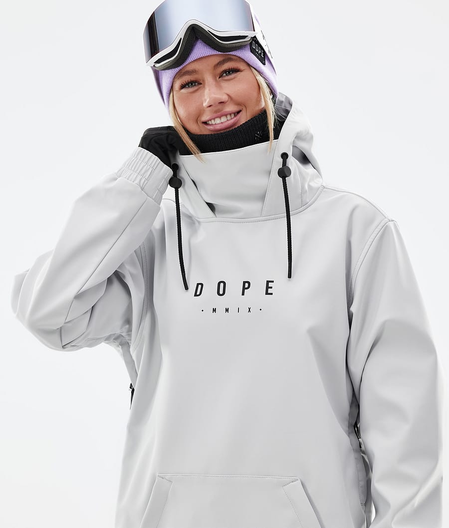 Dope Yeti W Veste Snowboard Femme Silhouette Light Grey - Gris