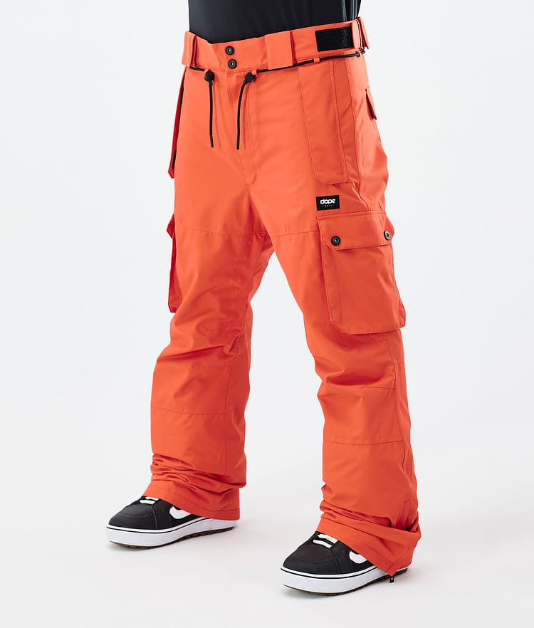 Dope Iconic Pantalones Snowboard Hombre Paint Orange