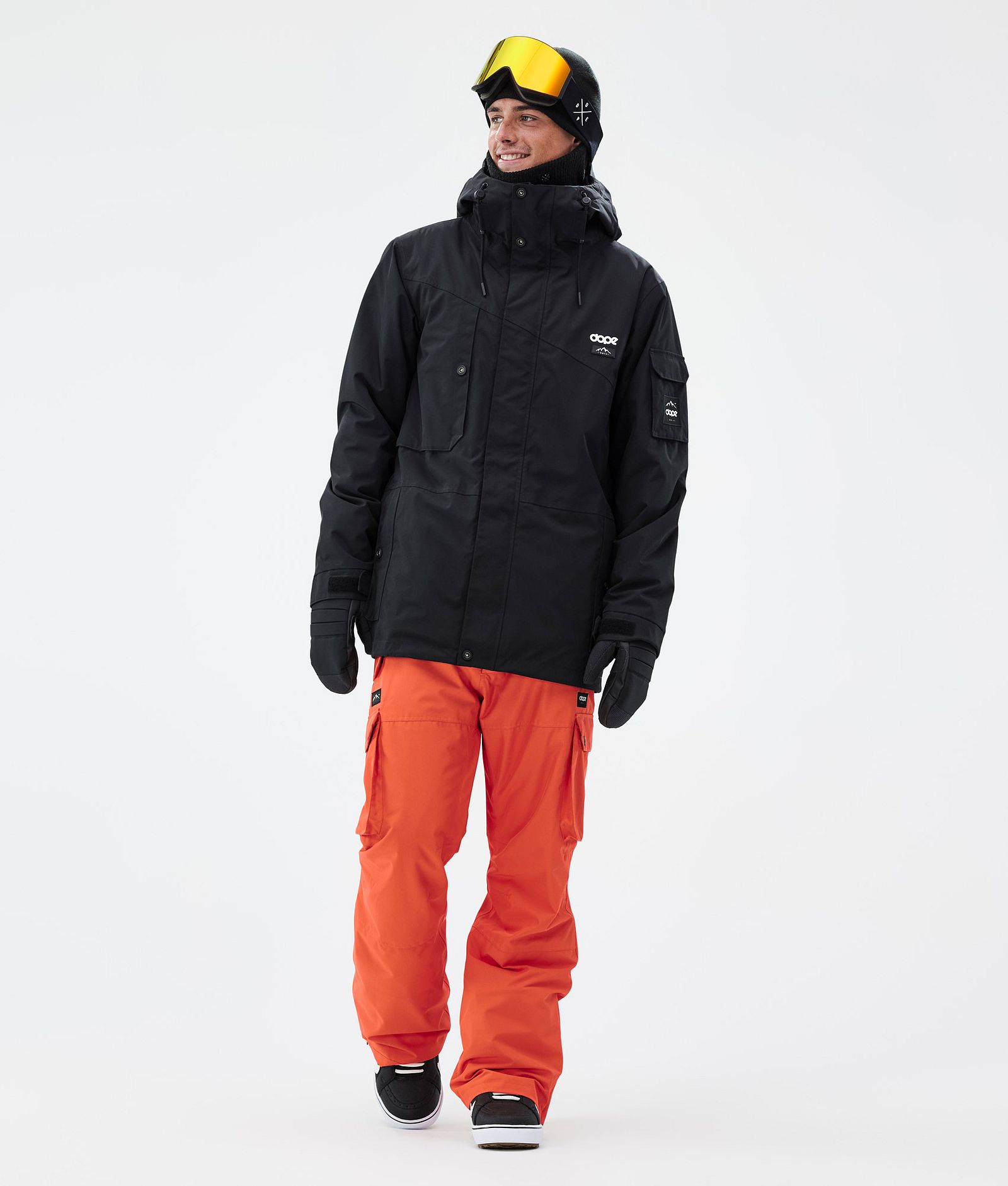 Dope Iconic Pantalones Snowboard Hombre Orange - Naranja