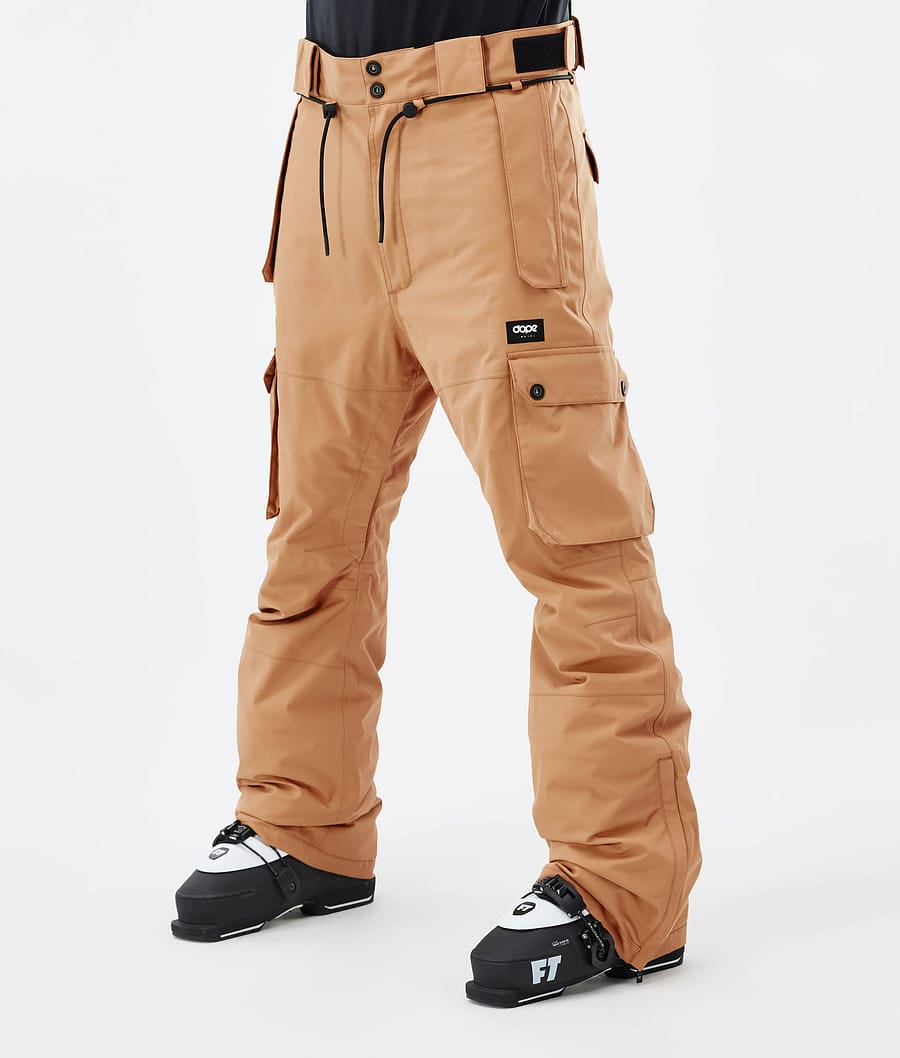 Dope Iconic Ski Pants Men Khaki Yellow | Dopesnow AU