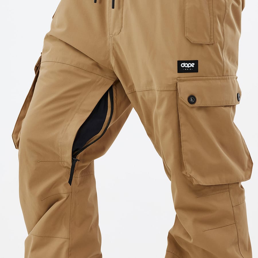 Dope Iconic Pantaloni Sci Uomo Gold - Oro