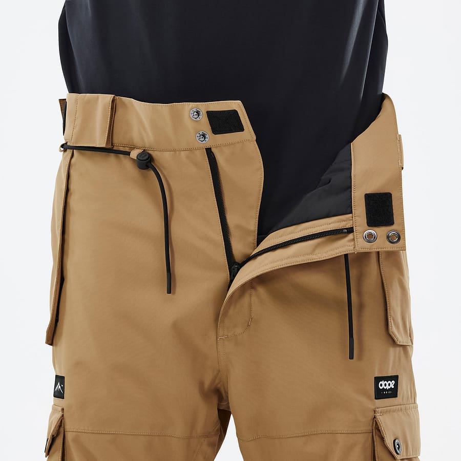 Dope Iconic Pantaloni Sci Uomo Gold - Oro