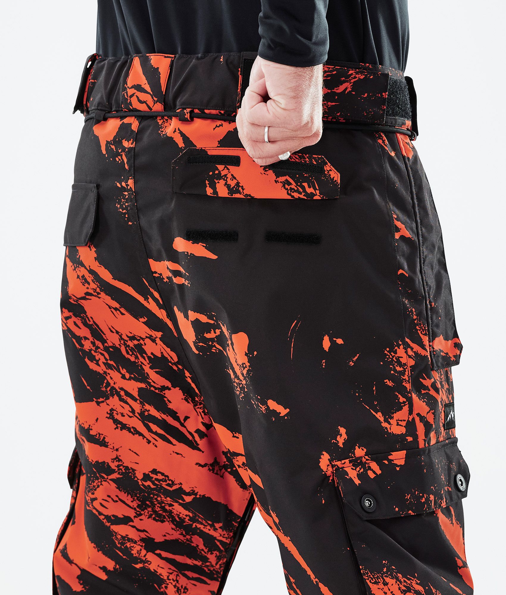 Black and hotsell orange pants