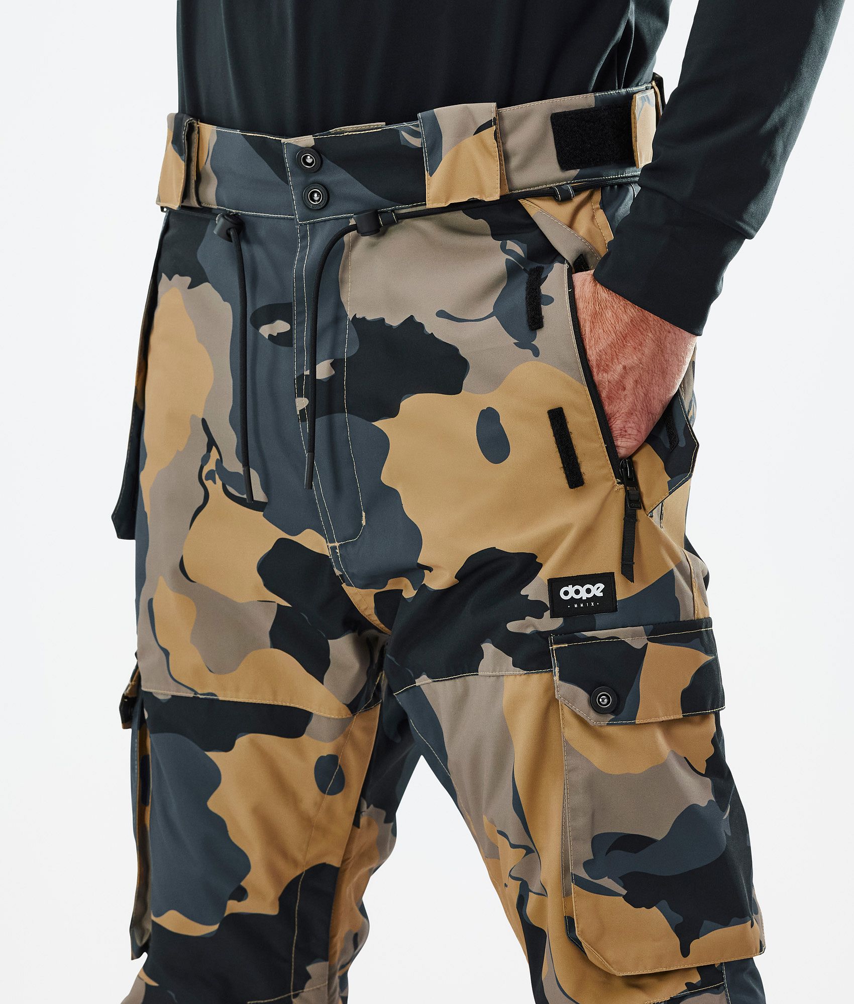 Dope Iconic Pantalon de Ski Homme Walnut Camo Marron Dopesnow FR