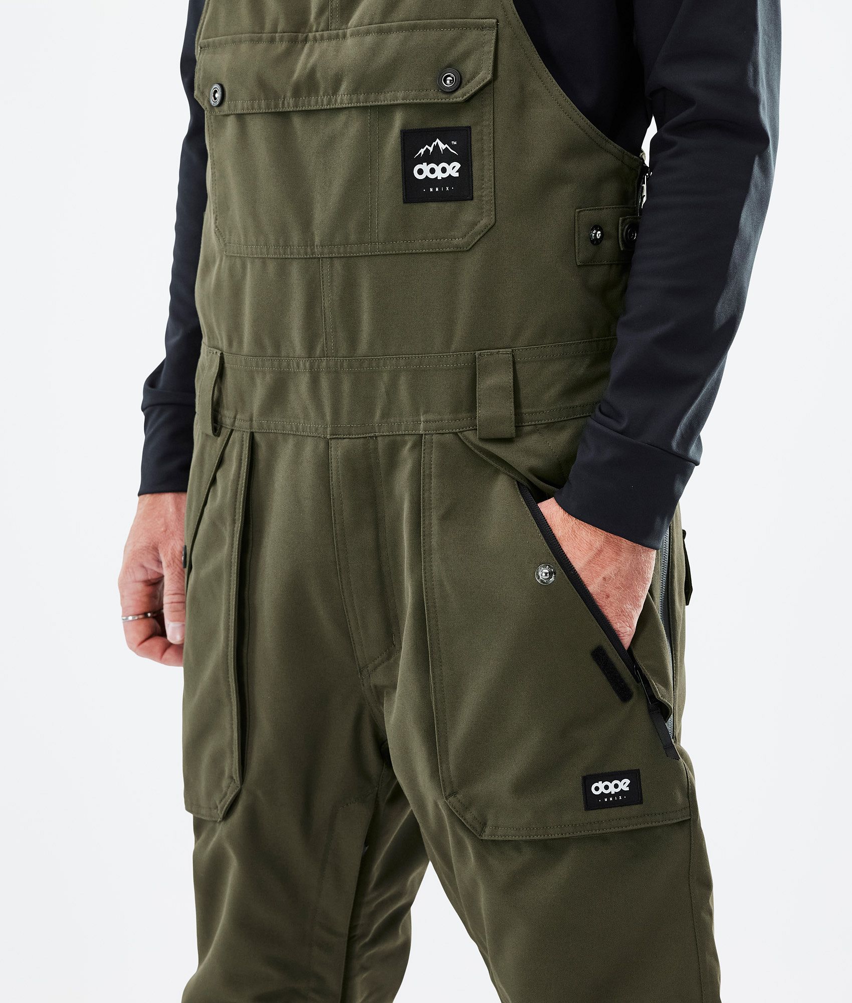 Dope Notorious B.I.B 2022 Ski Pants Men Olive Green | Dopesnow CA