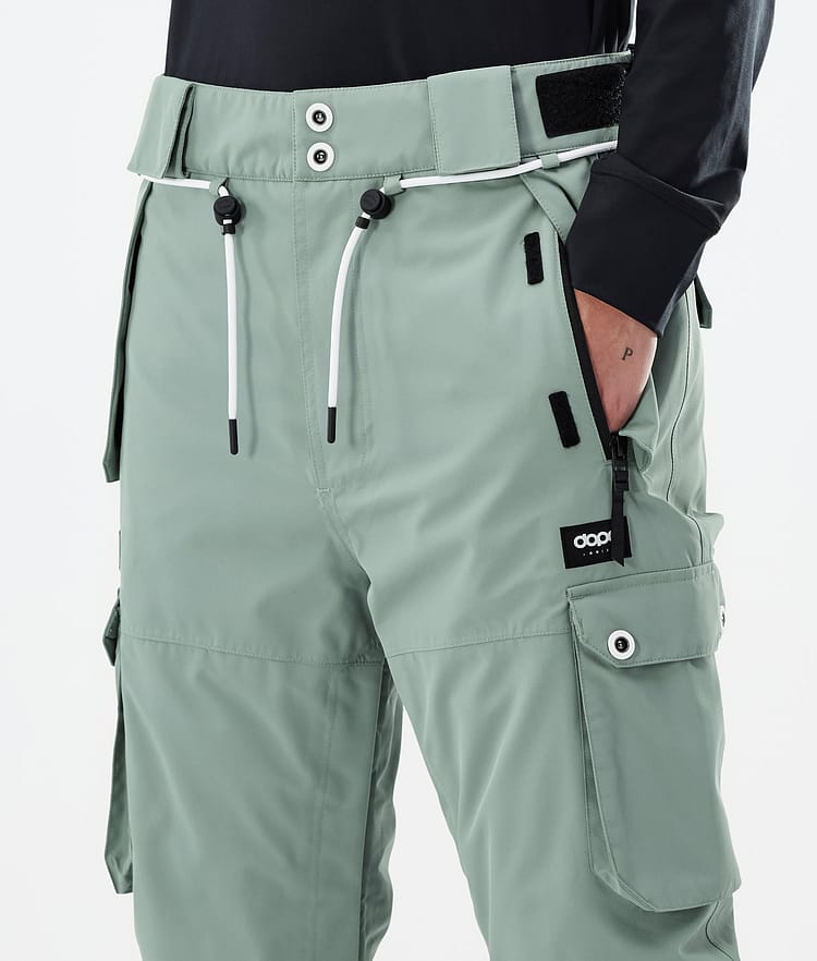 Iconic W Pantalon de Snowboard Femme Faded Green Renewed, Image 5 sur 7