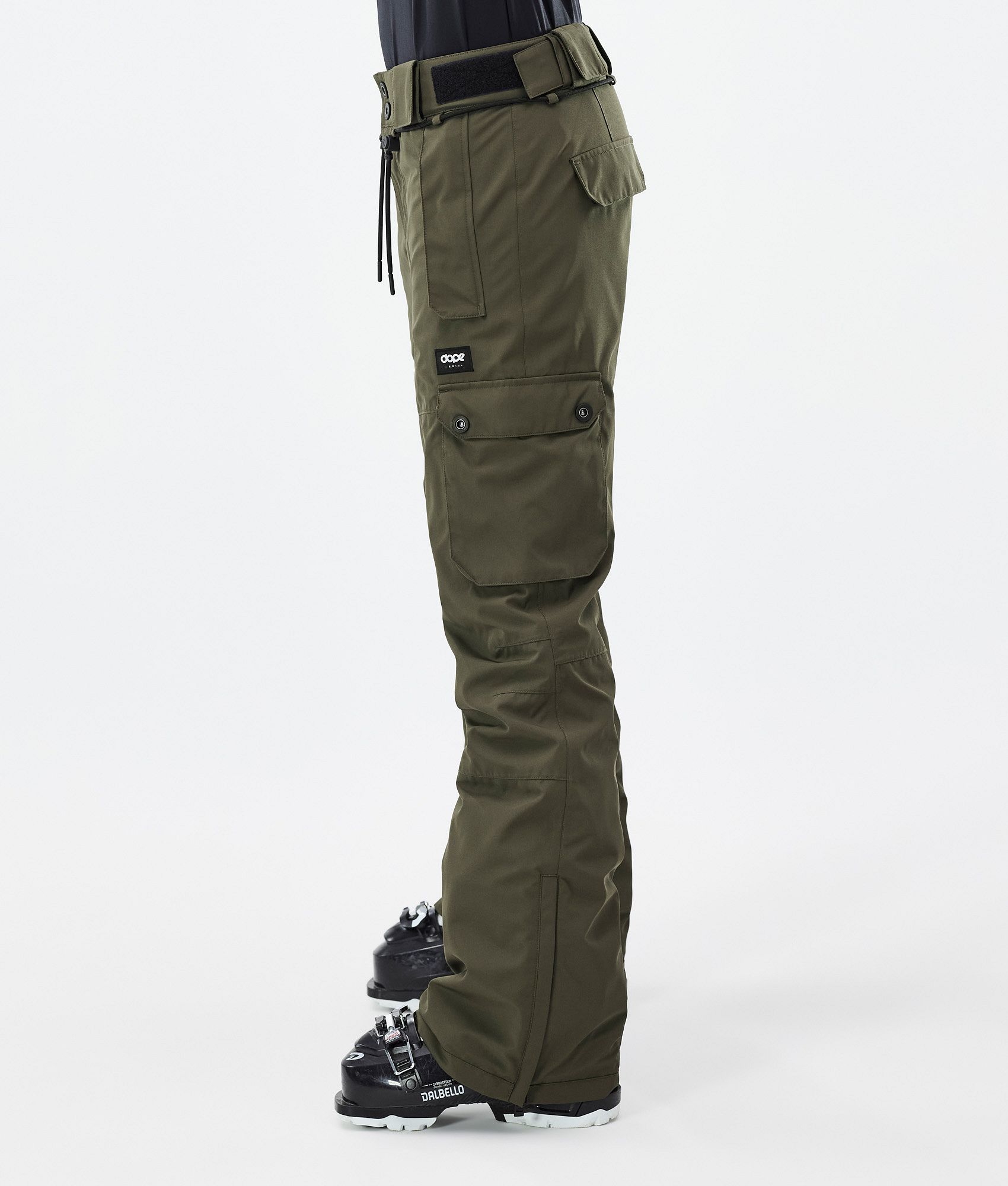 Womens green snow hot sale pants