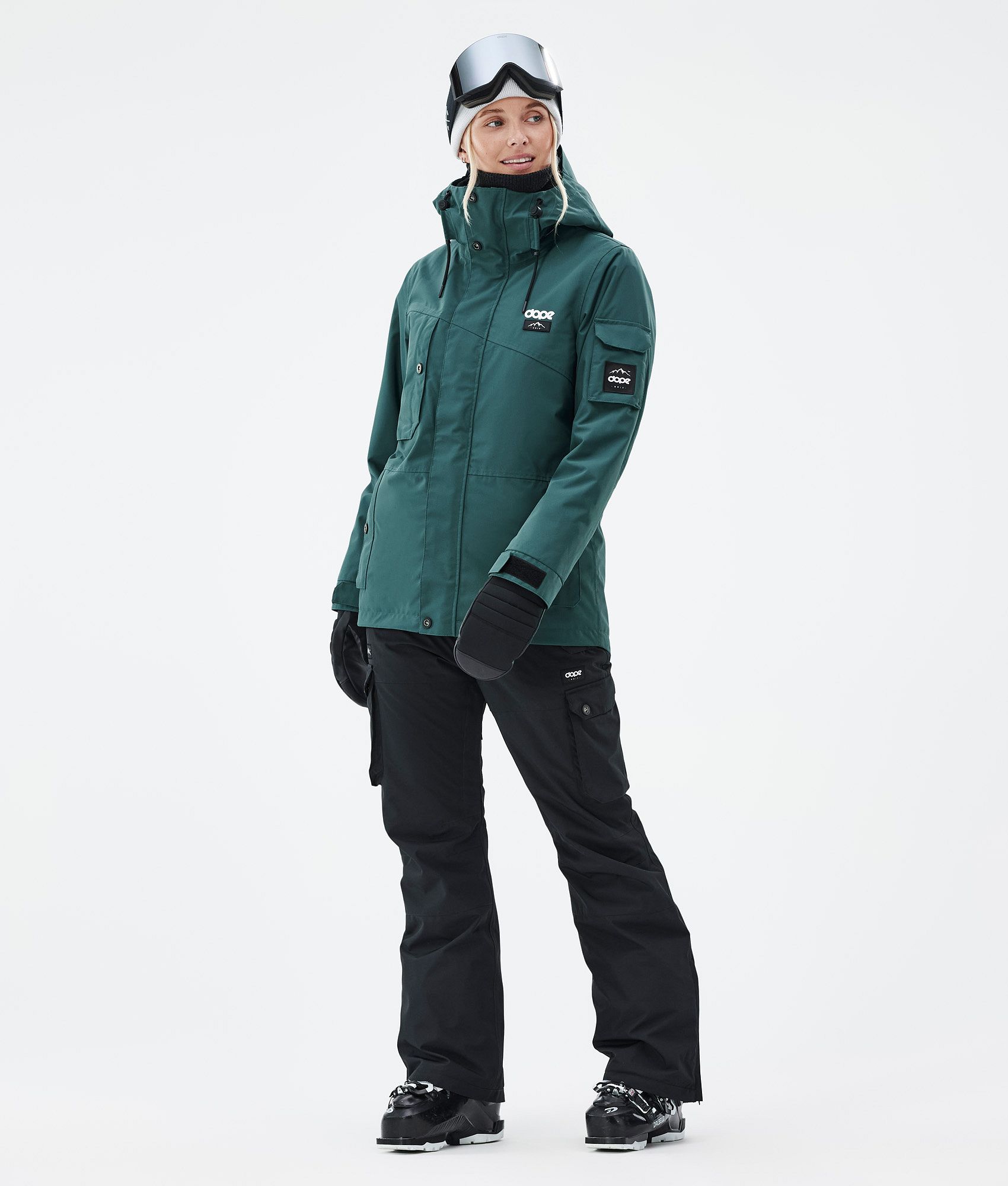 Pantalon et veste de ski femme sale