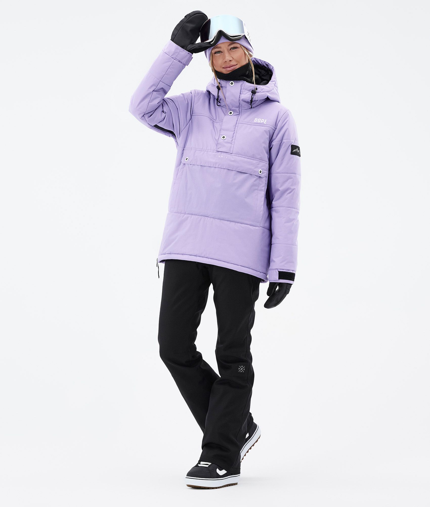 Dope Puffer W Snowboard Jacket Women Faded Violet | Dopesnow CA