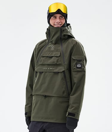 Akin Ski Jacket Men Olive Green