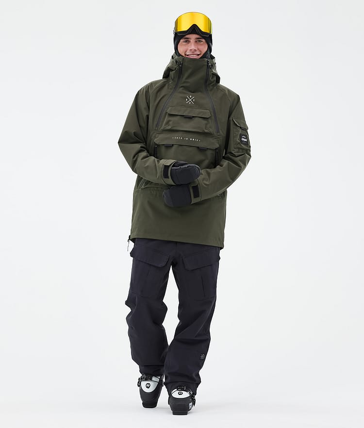 Akin Ski Jacket Men Olive Green, Image 2 of 9