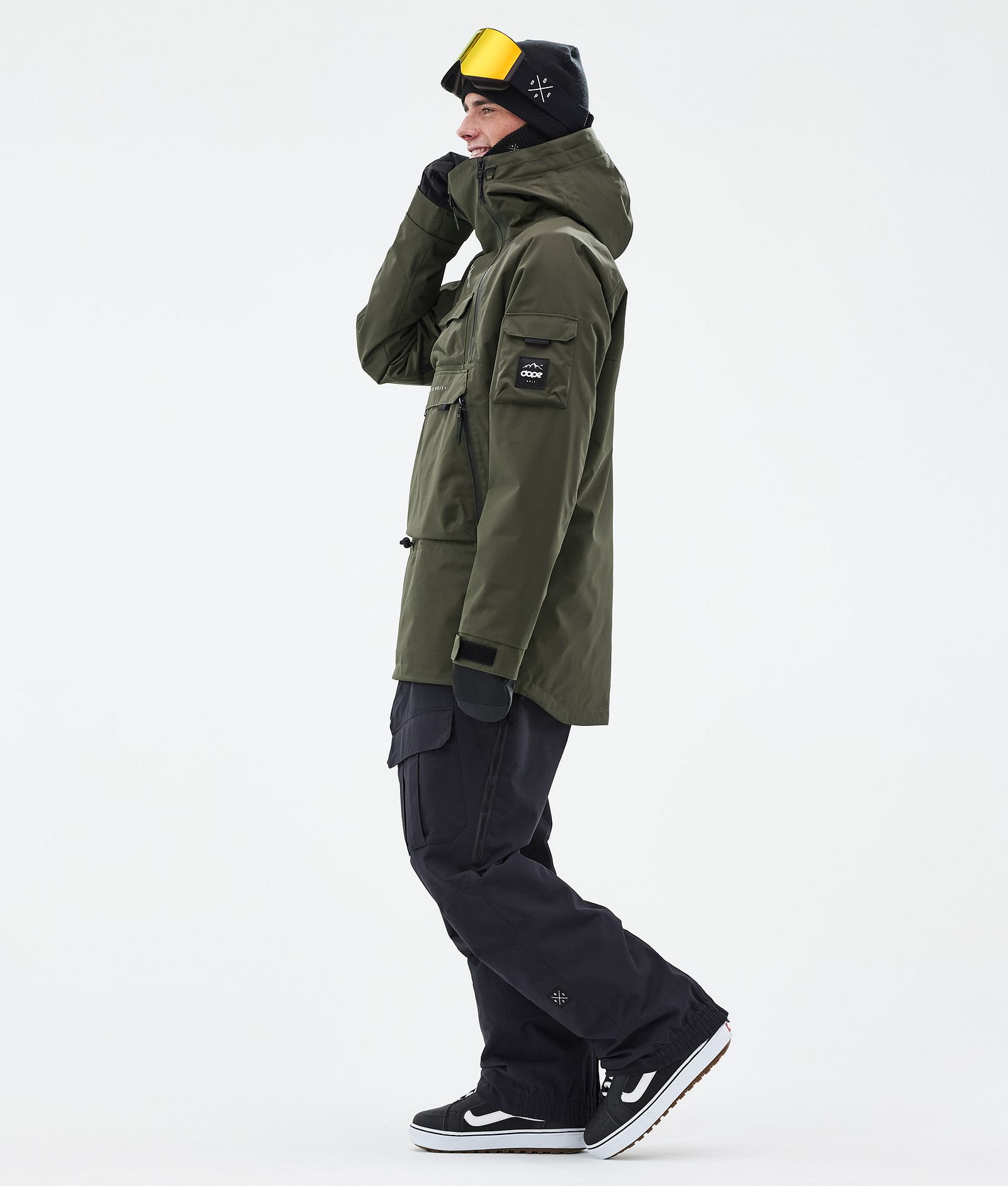 Akin Snowboardjacke Herren Olive Green, Bild 3 von 9