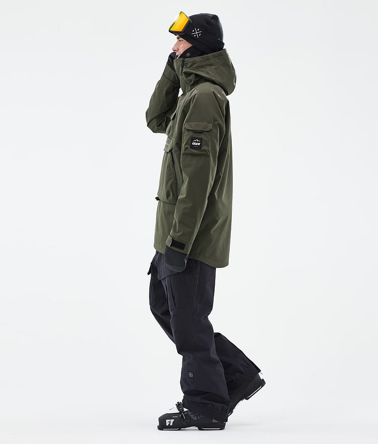 Akin Veste de Ski Homme Olive Green, Image 3 sur 9