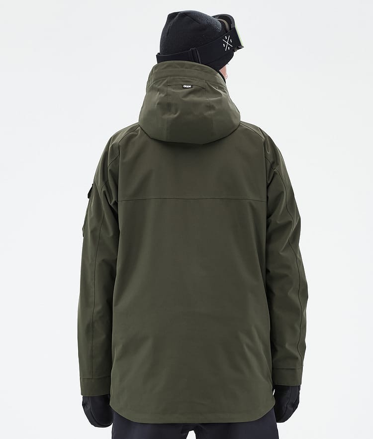 Akin Ski Jacket Men Olive Green, Image 6 of 9