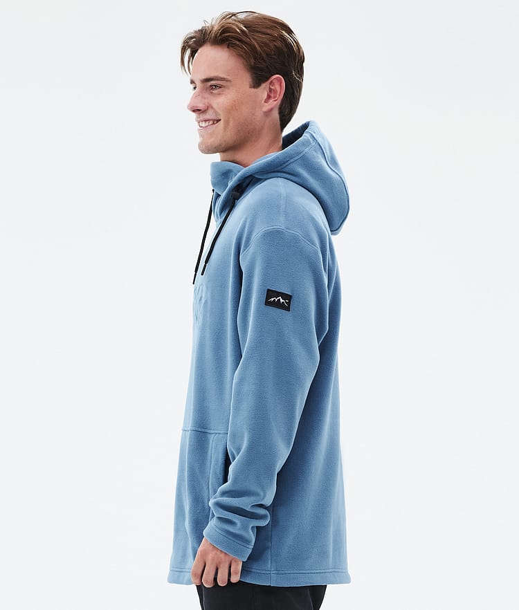 Cozy II Fleece Hoodie Men Blue Steel, Image 5 of 7