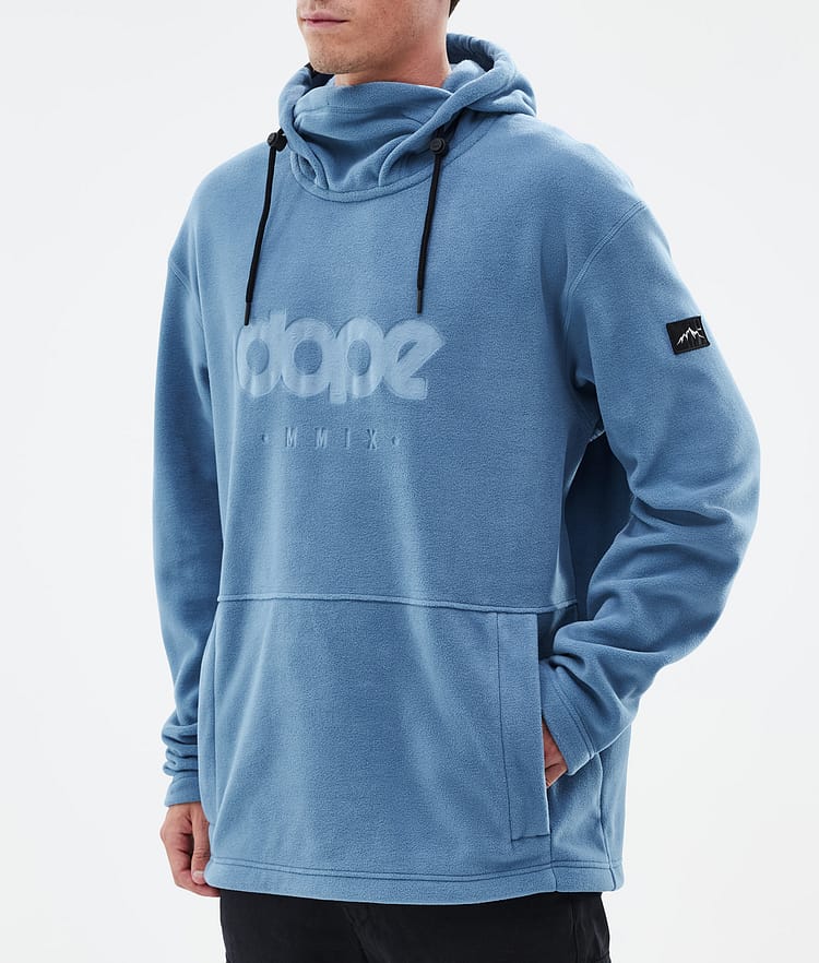 Cozy II Fleece Hoodie Men Blue Steel, Image 7 of 7