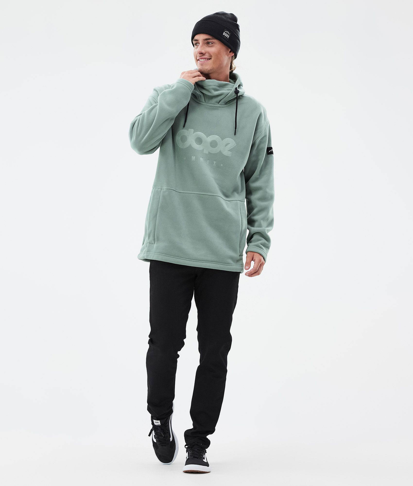 Faded shop green hoodie