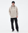 Cozy II Fleece Hoodie Heren Sand, Afbeelding 3 van 7