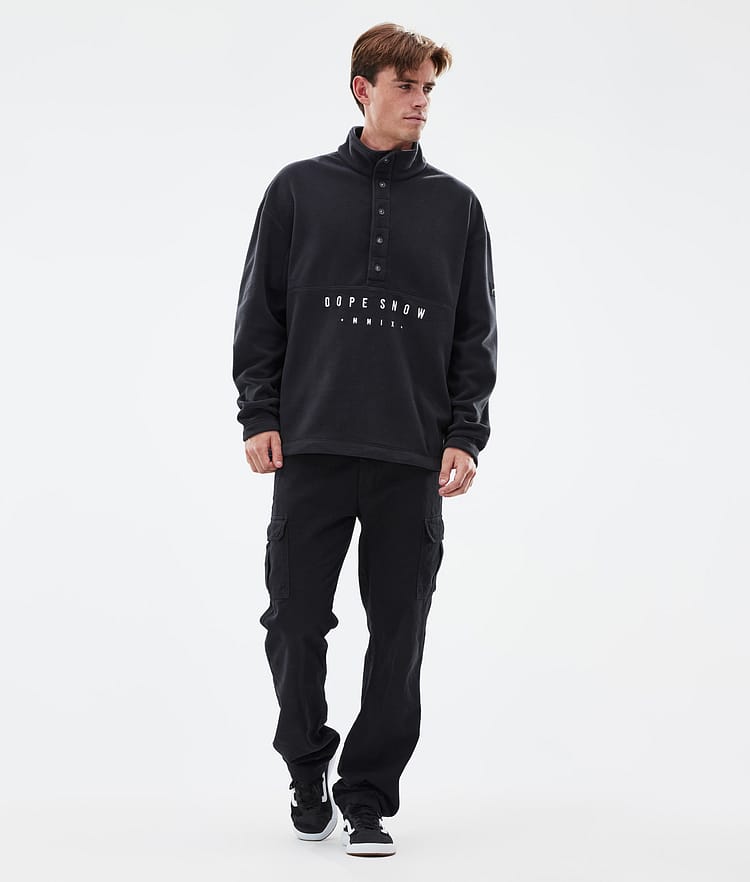 Comfy Fleecetrøje Herre Black Renewed, Billede 3 af 6