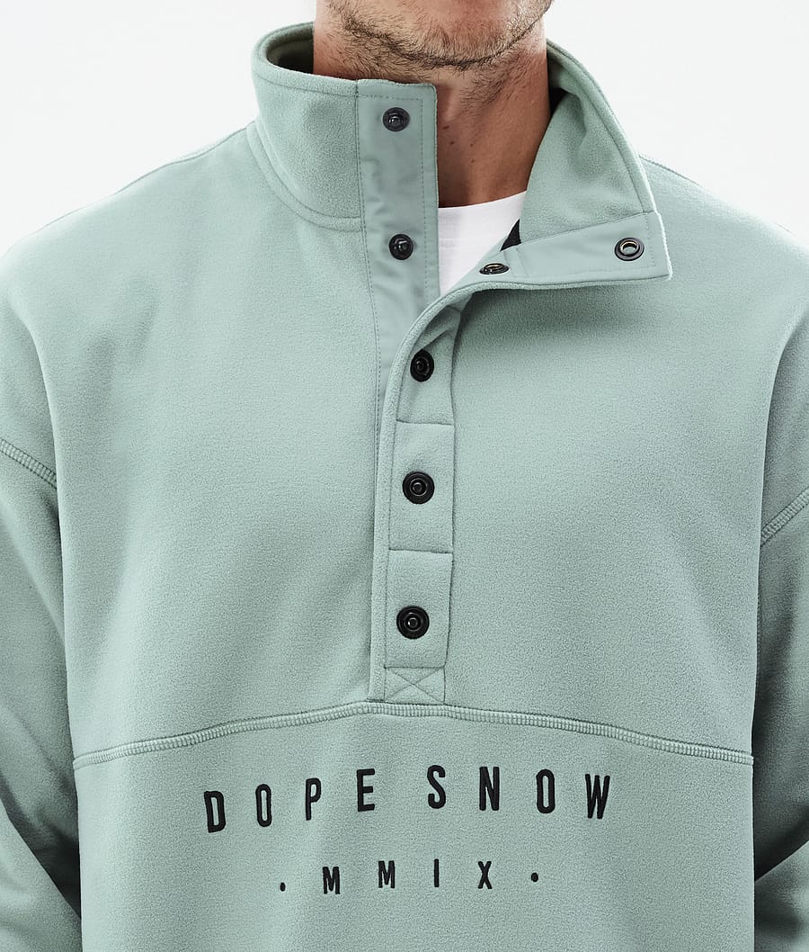 Dope Comfy Fleece Sweater Men Faded Green Dopesnow Ca 6059