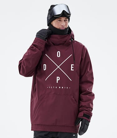 Migoo Snowboardjacke Herren 2X-Up Burgundy