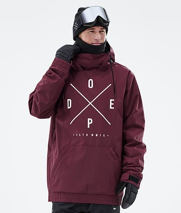 Dope Snow Migoo Chaqueta Snowboard Hombre 2X-Up Burgundy