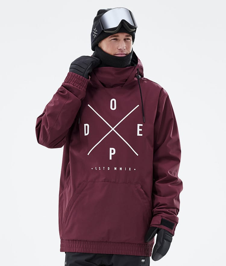 Migoo Chaqueta Snowboard Hombre 2X-Up Burgundy, Imagen 1 de 8
