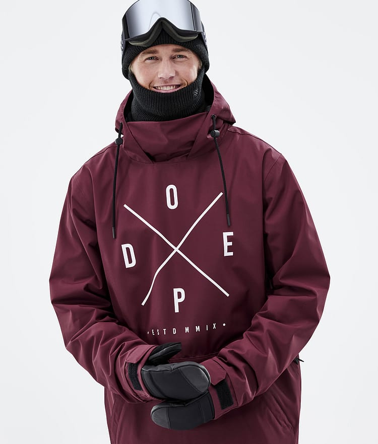 Migoo Chaqueta Snowboard Hombre 2X-Up Burgundy, Imagen 2 de 8