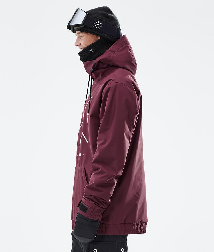 Migoo Chaqueta Snowboard Hombre 2X-Up Burgundy, Imagen 6 de 8