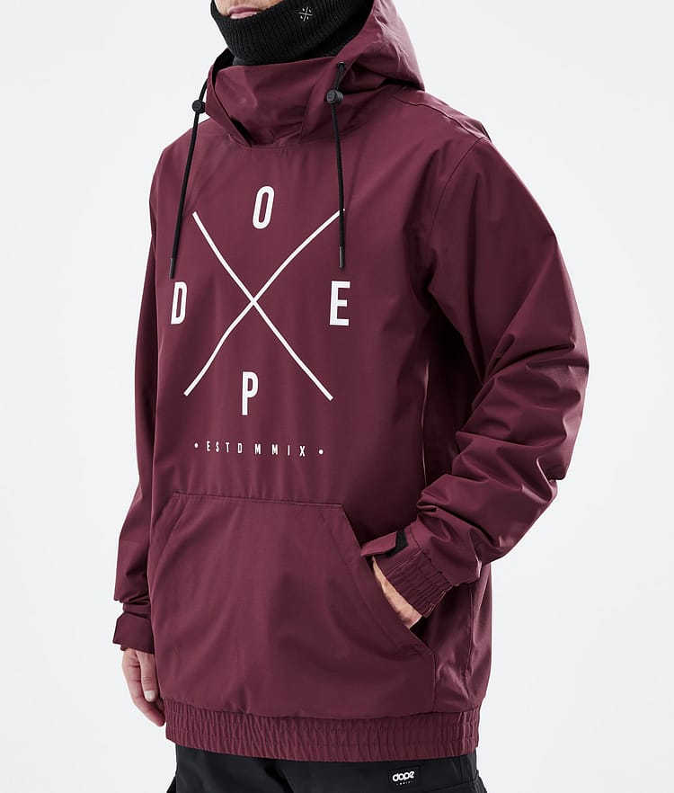 Migoo Chaqueta Snowboard Hombre 2X-Up Burgundy, Imagen 8 de 8