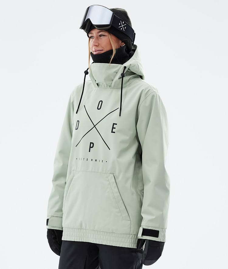 Migoo W Chaqueta Snowboard Mujer 2X-Up Soft Green, Imagen 1 de 8
