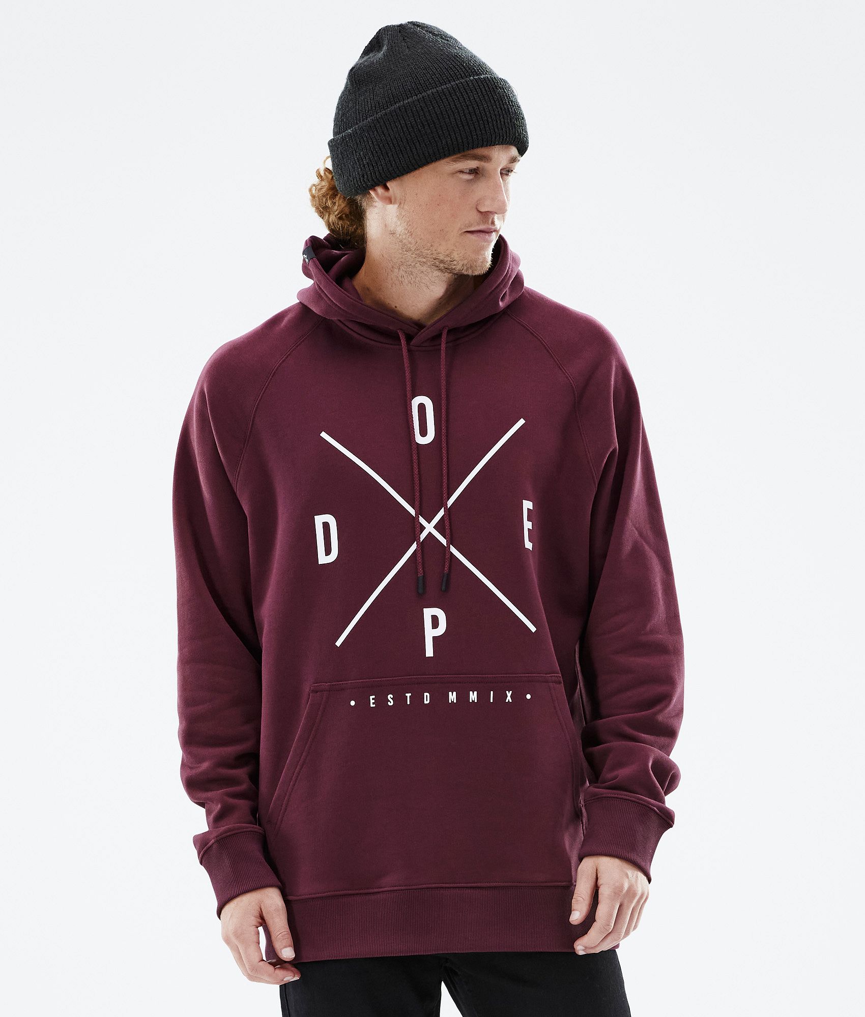 Dope Common 2022 Men s Hoodie Burgundy