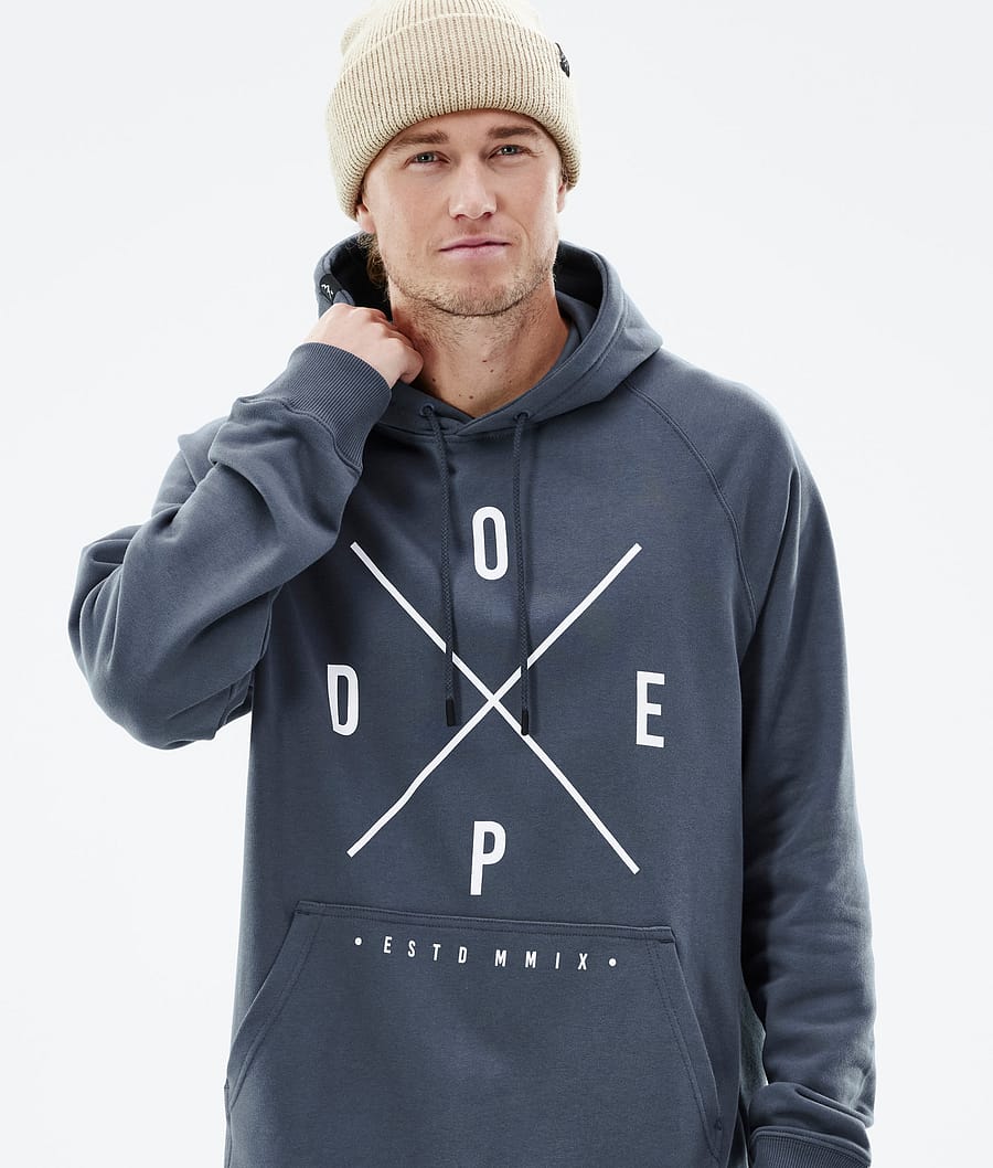 Dope Common 2022 Hoodie Men 2X-Up Metal Blue | Dopesnow.com