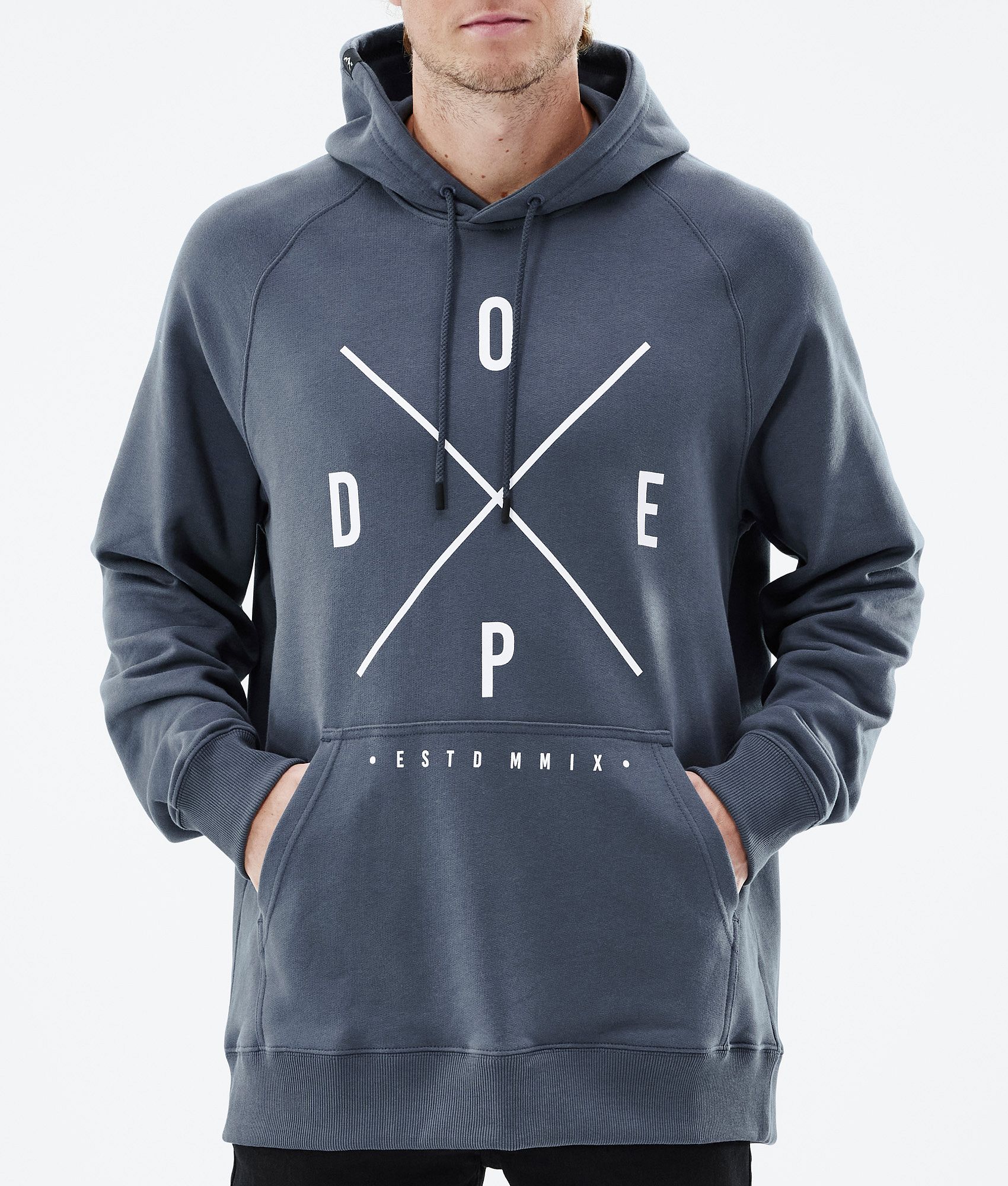 Dope Common 2022 Hoodie Men 2X-Up Metal Blue | Dopesnow.com