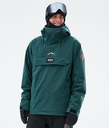 Dope Snow Blizzard Snowboard Jacket Men Bottle Green
