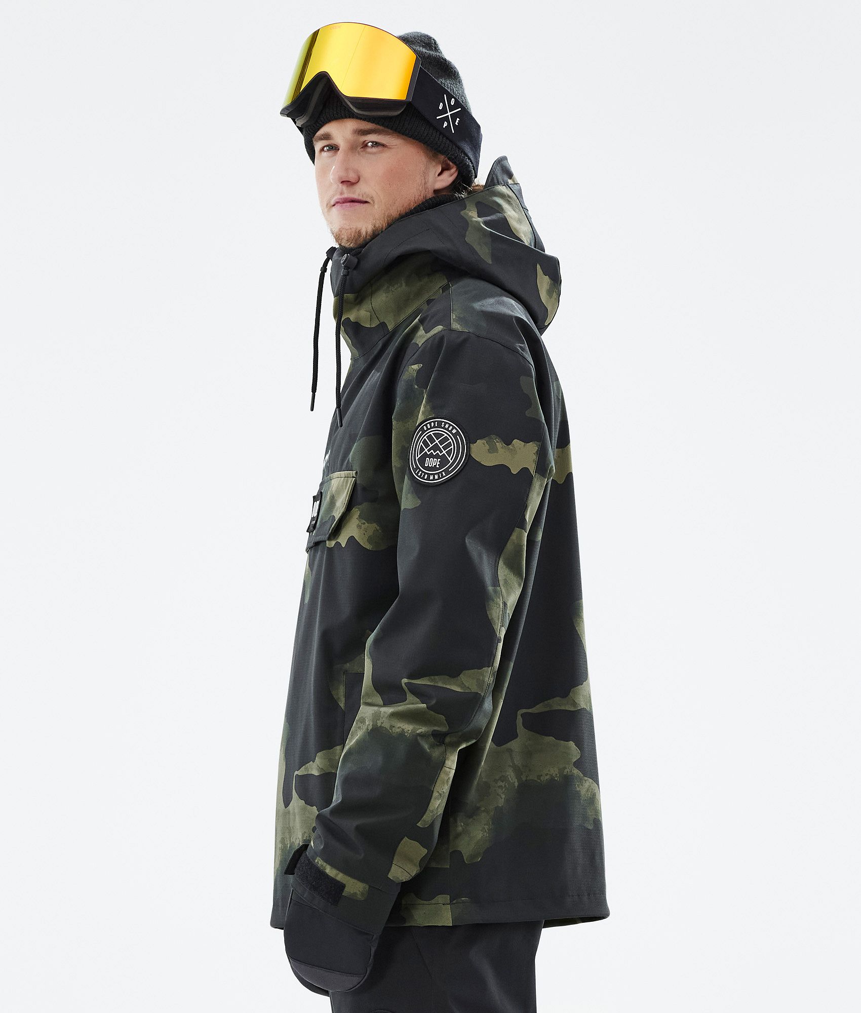 Dope Blizzard 2022 Veste de Ski Homme Green Camo Vert Dopesnow FR