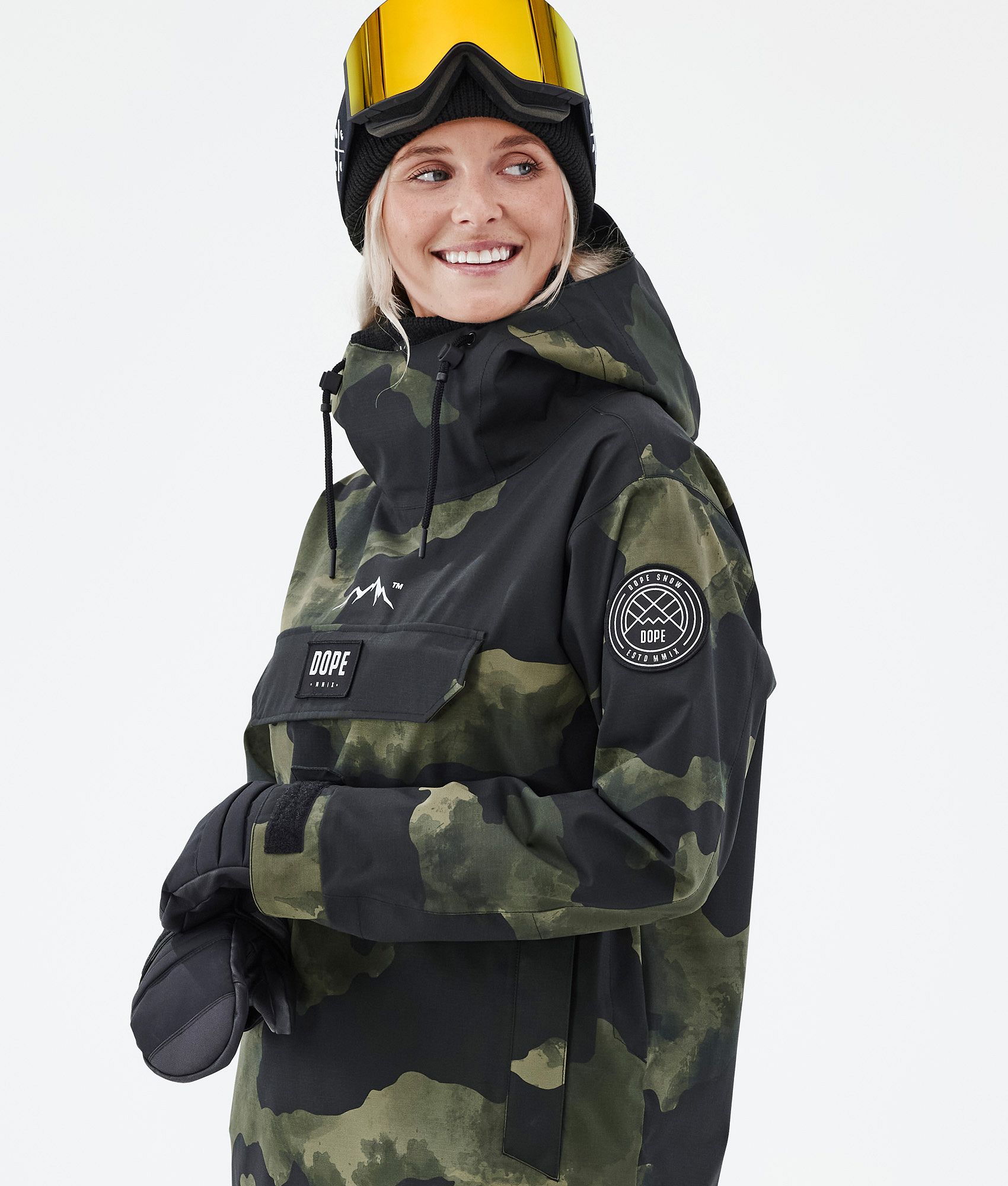 Camo sales snowboard jacket