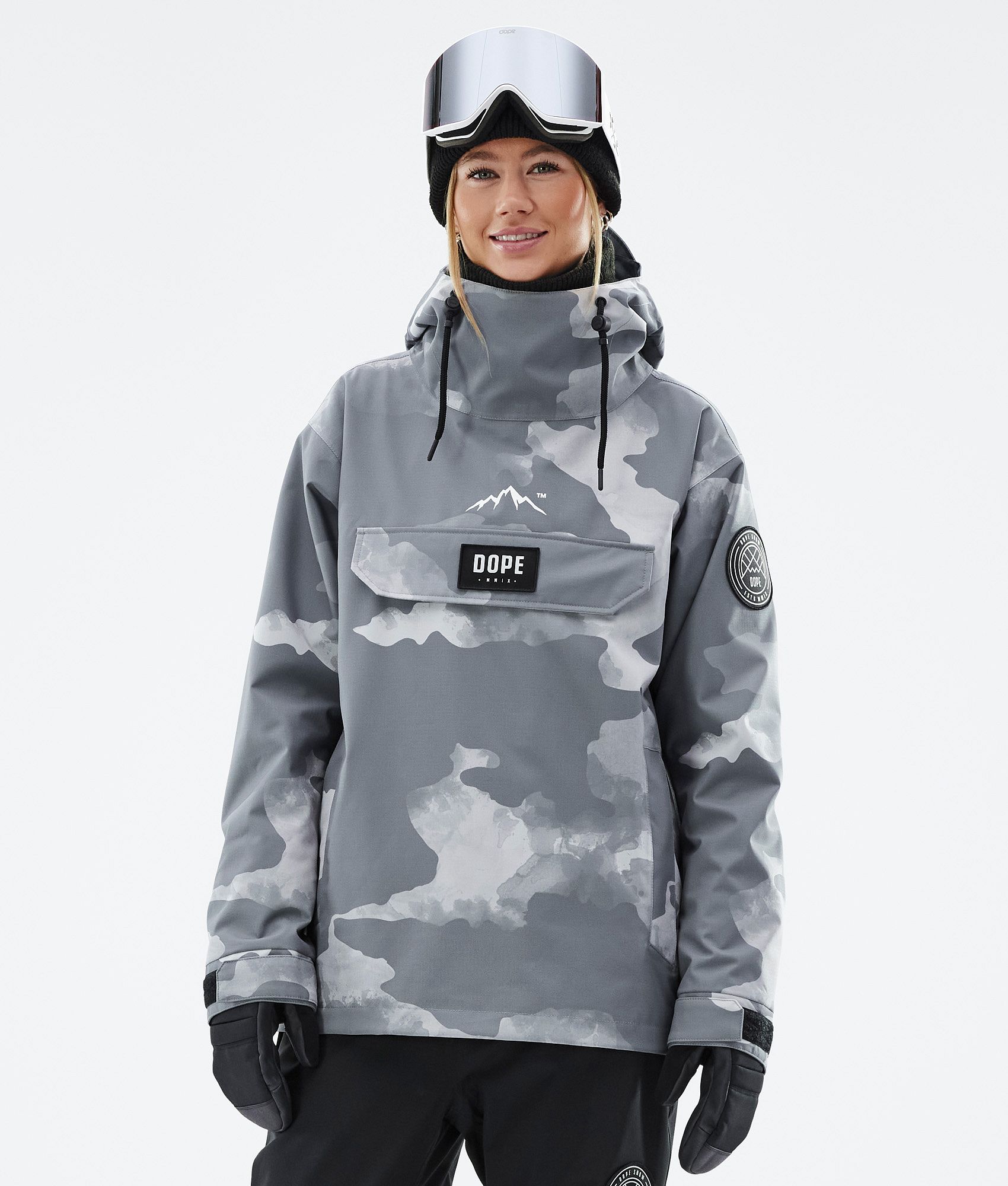 Dope Blizzard W 2022 Women s Ski Jacket Stone Camo