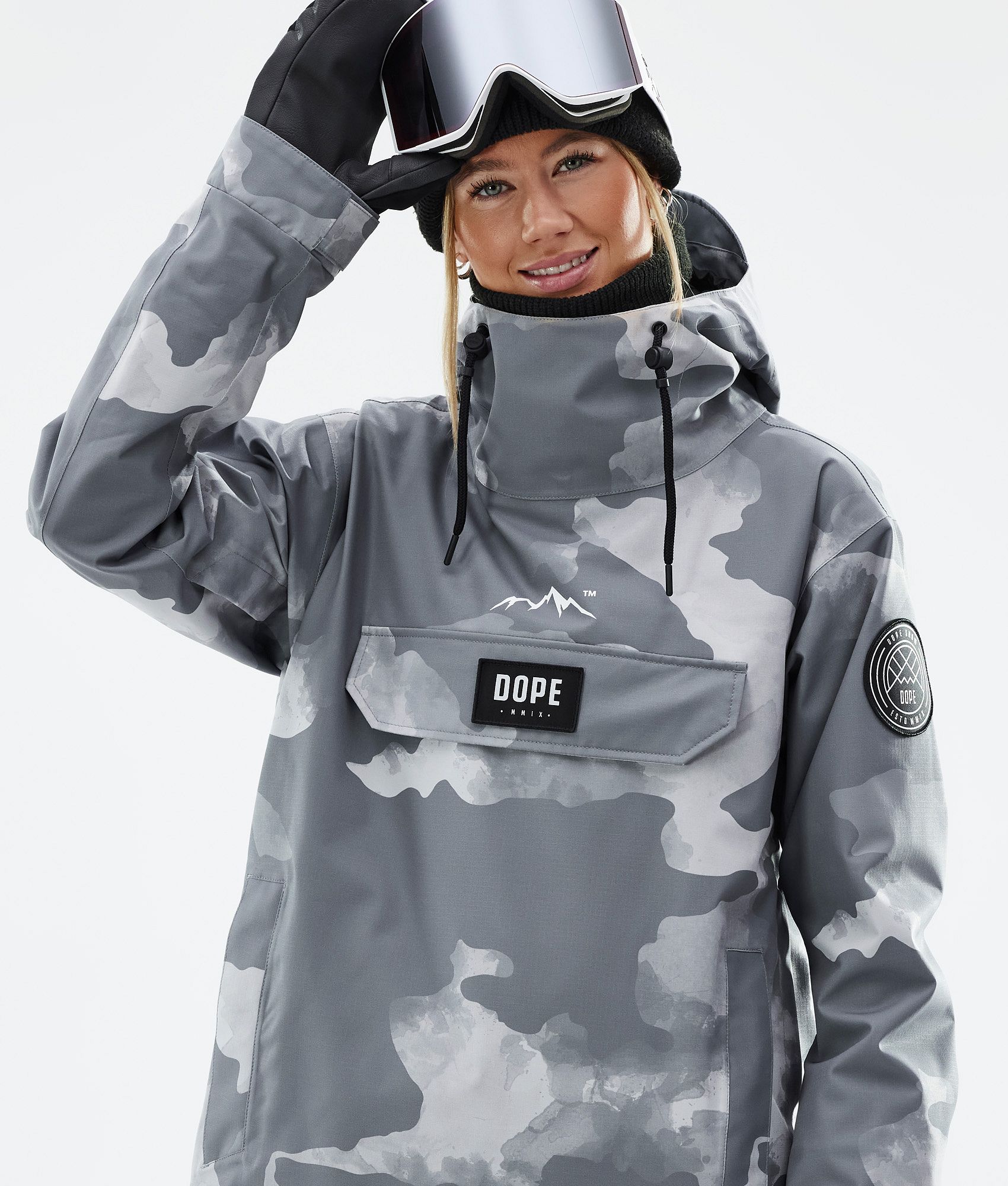 Dope Blizzard W 2022 Ski Jacket Women Stone Camo Dopesnow