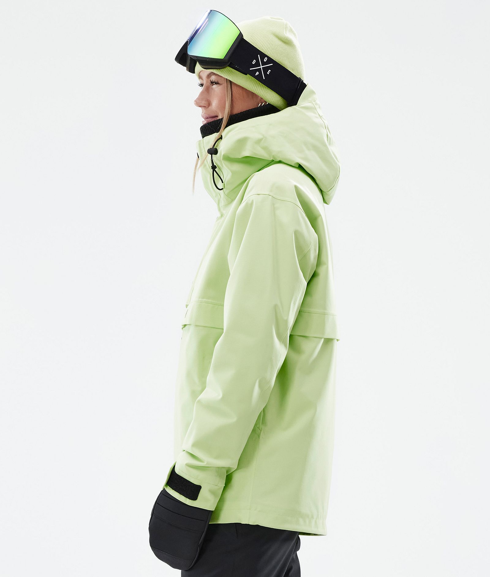 Damen Grün Neon W Faded Legacy - Skijacke Dope