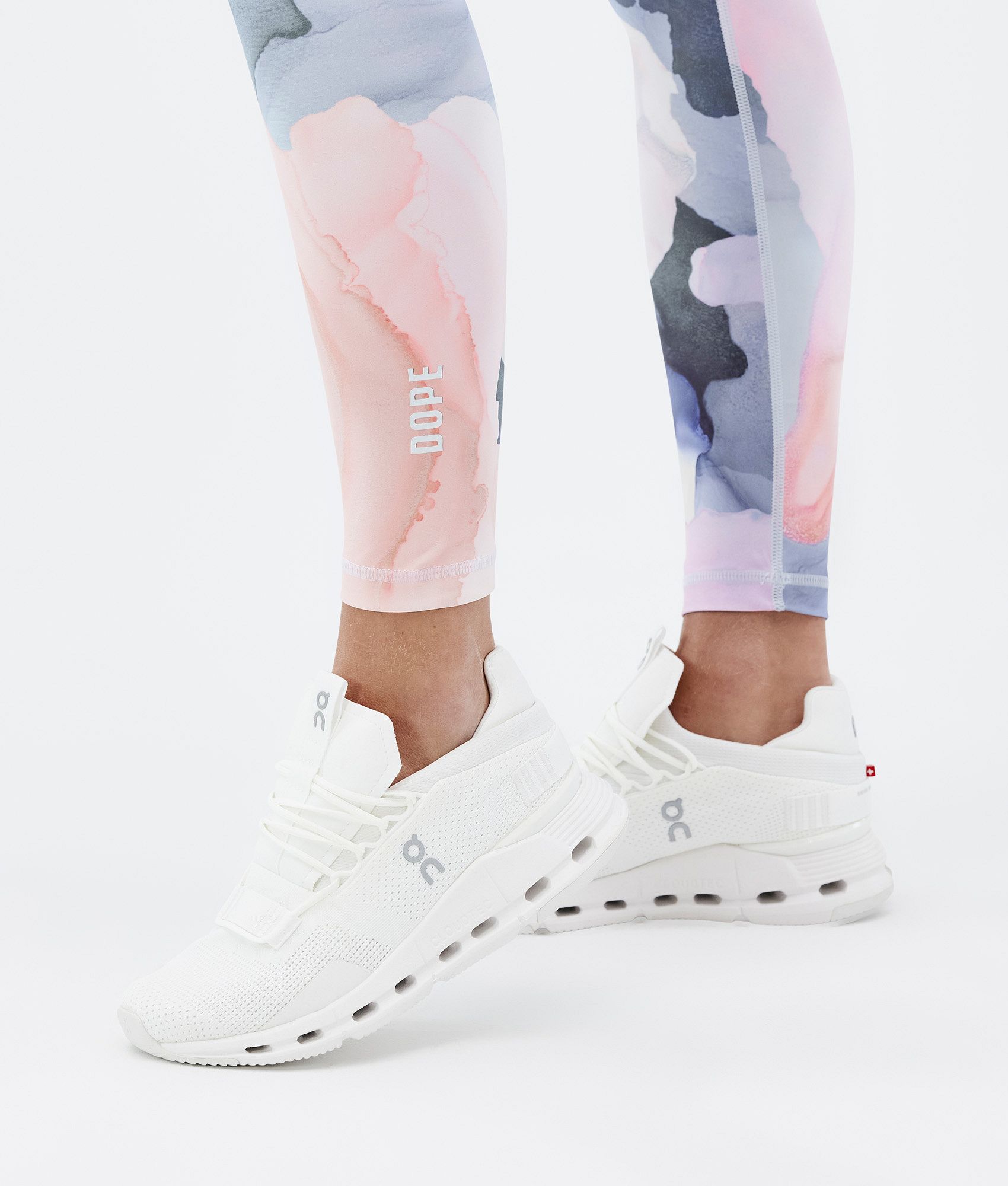 Adidas on sale peach leggings