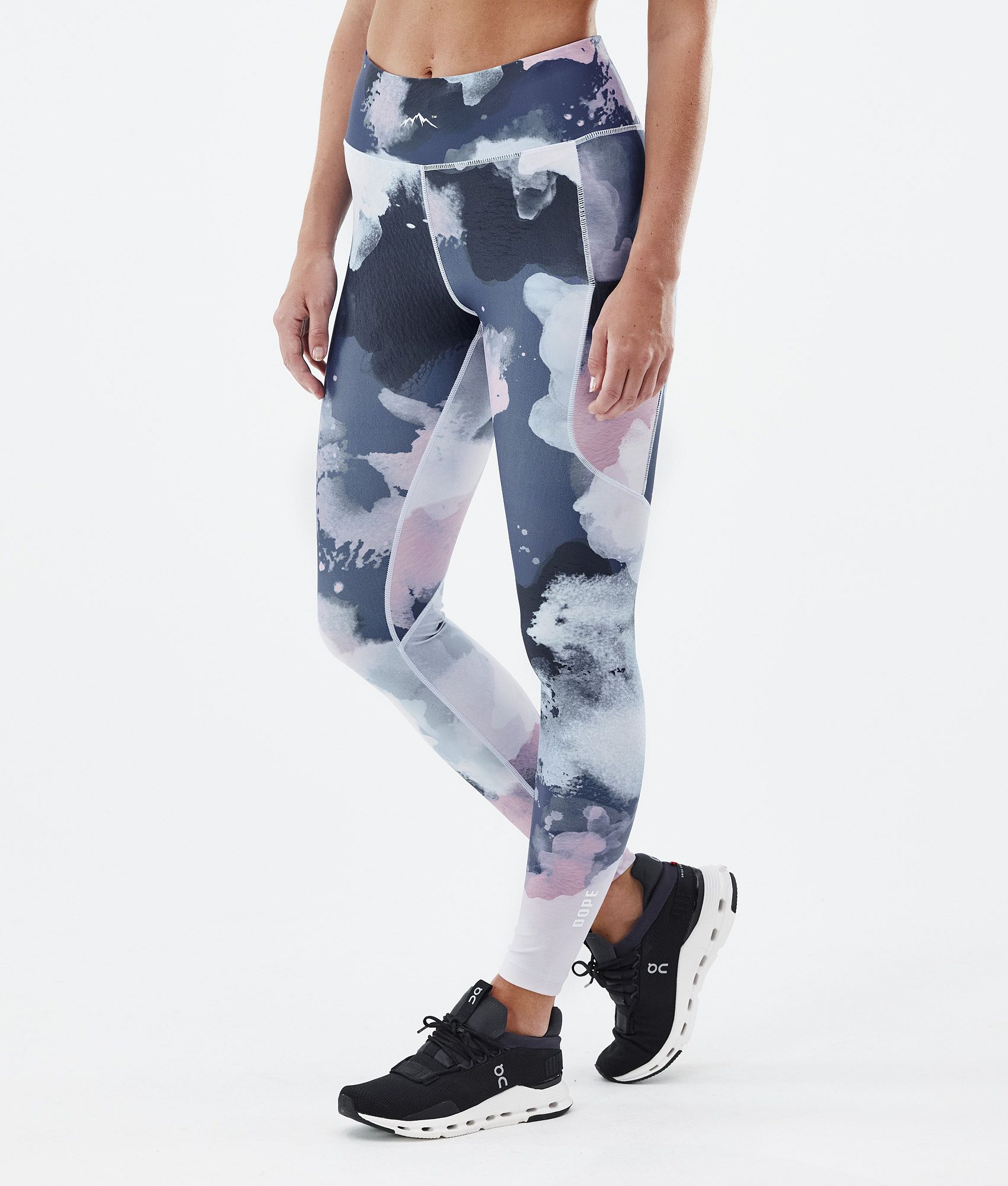 High-Waisted PowerSoft Side-Pocket 7/8 Run Leggings | Old Navy