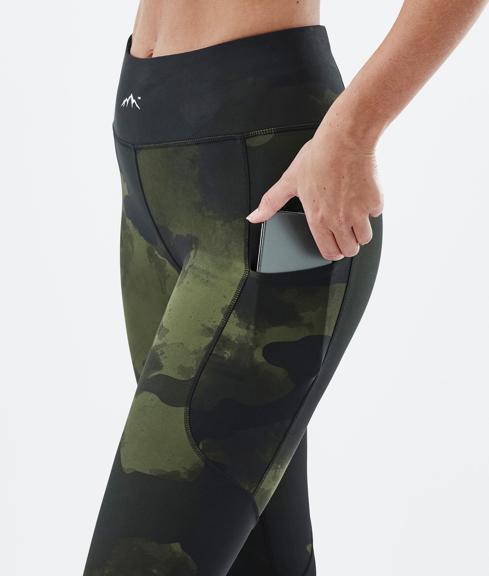 Dope Lofty Tech Leggings Mujer Green Camo Verde Dopesnow