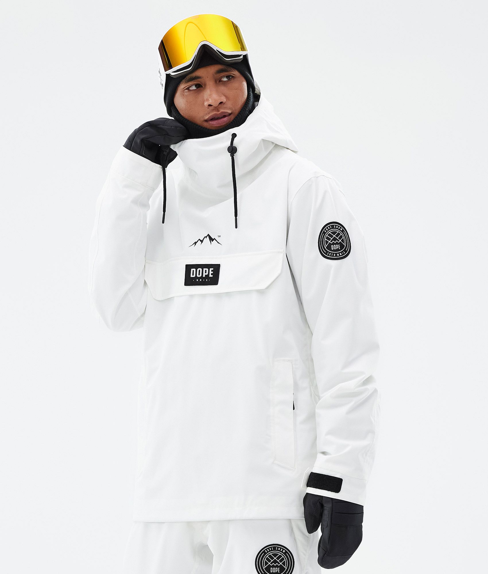 White snowboard 2025 jacket men