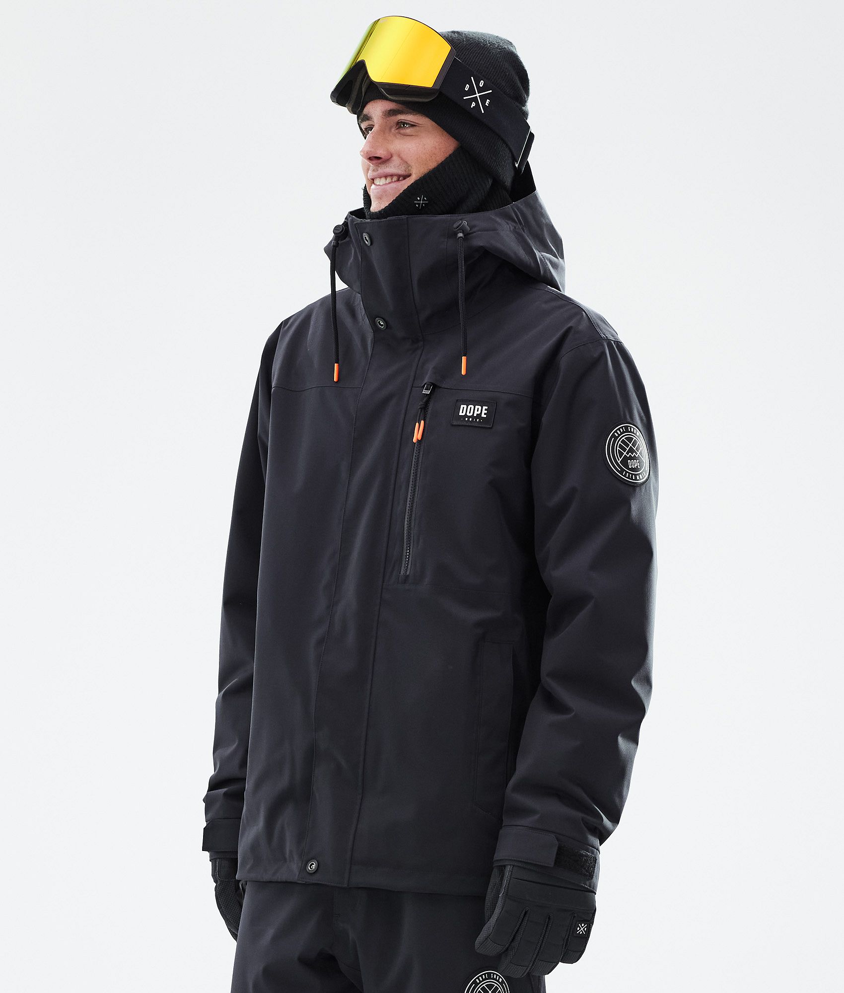 Dope Blizzard Full Zip Ski Jacket Men Black Dopesnow UK