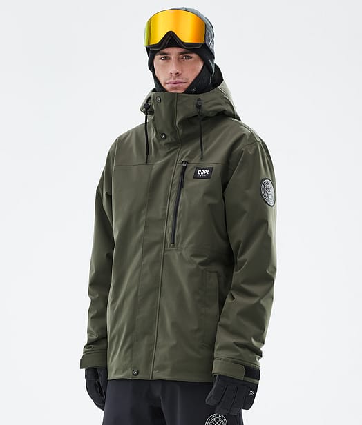 Blizzard Full Zip Snowboardjacka Herr Olive Green