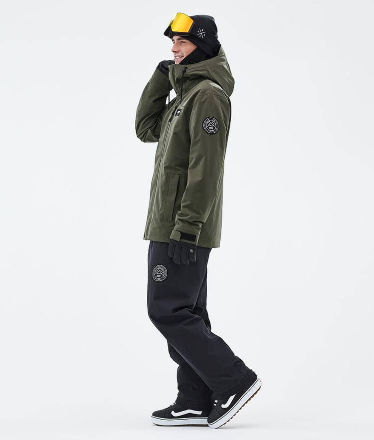 Blizzard Full Zip Snowboardjakke Herre Olive Green, Bilde 3 av 9